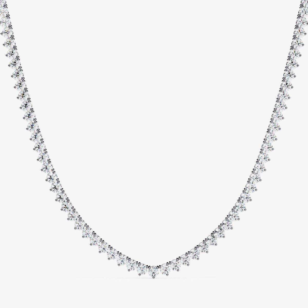 5 Ct Diamond Tennis Necklace 17inch Diamond Tennis Necklace 14K Gold Natural Diamond Necklace Beautiful White Diamond for men women choker