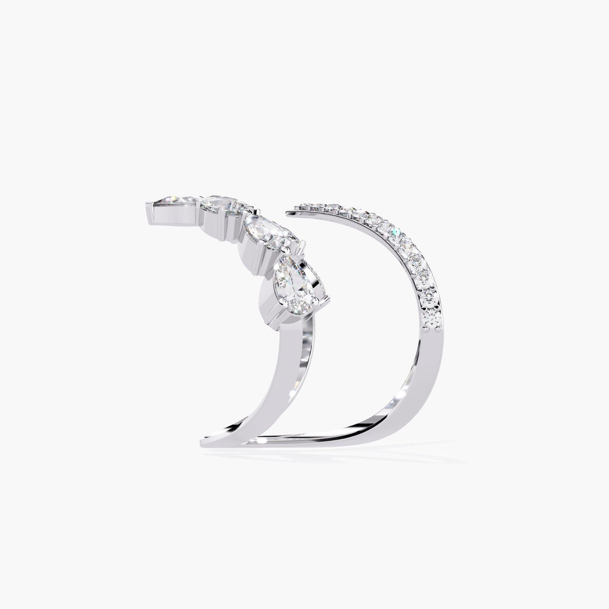 Here’s V Shape Simulated Diamond Engagement Ring Set. As a 14K Solid Real Gold Cz Double Curved Nesting Wedding Band in a beautifully braided v shaped ring gold, adding sophistication and sparkle to any outfit.