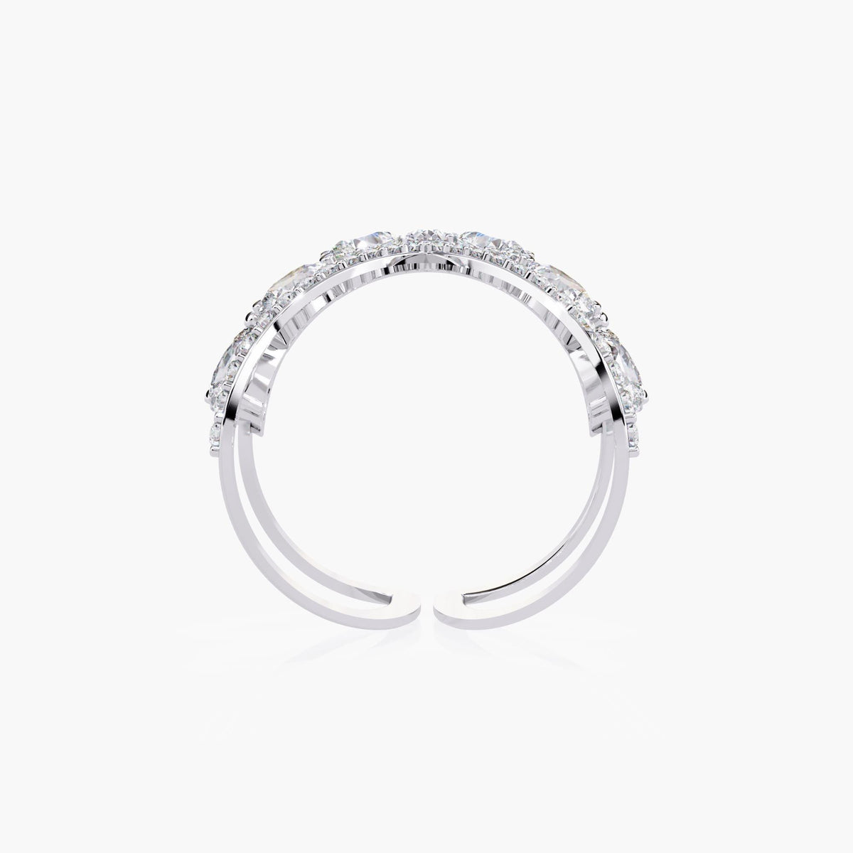 Here’s V Shape Simulated Diamond Engagement Ring Set. As a 14K Solid Real Gold Cz Double Curved Nesting Wedding Band in a beautifully braided v shaped ring gold, adding sophistication and sparkle to any outfit.