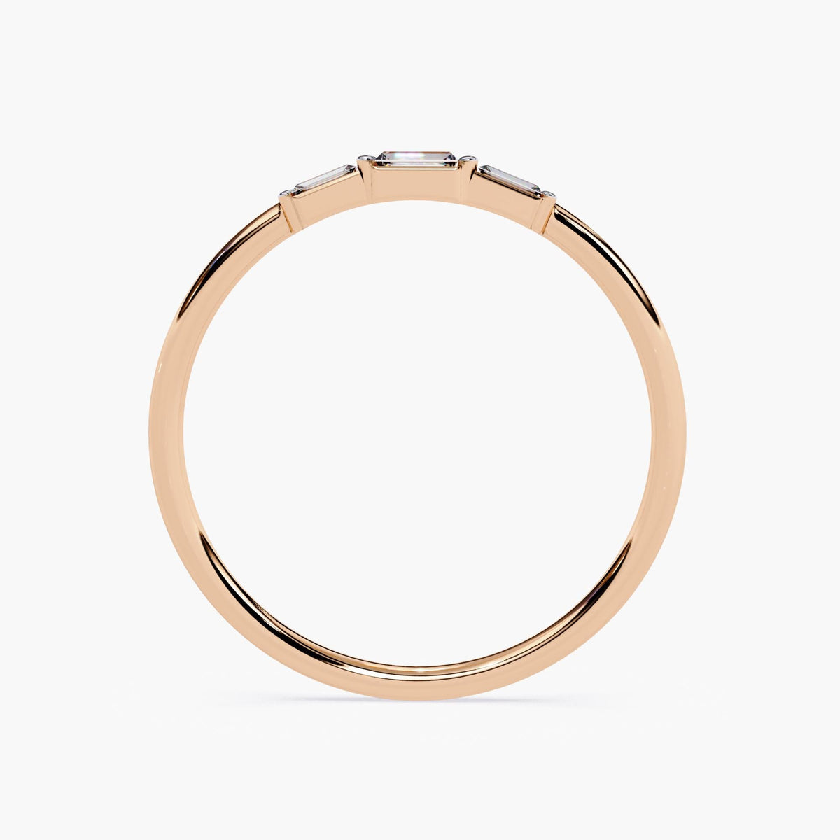 Fine Jewelry Collection Dainty Gold Band Ring Lab Grown Diamond Design Modern Stackable Style Perfect Birthday Gift Elegant Wedding Band Beautiful Anniversary Present Premium Quality Construction White Yellow Rose Gold Options Engagement