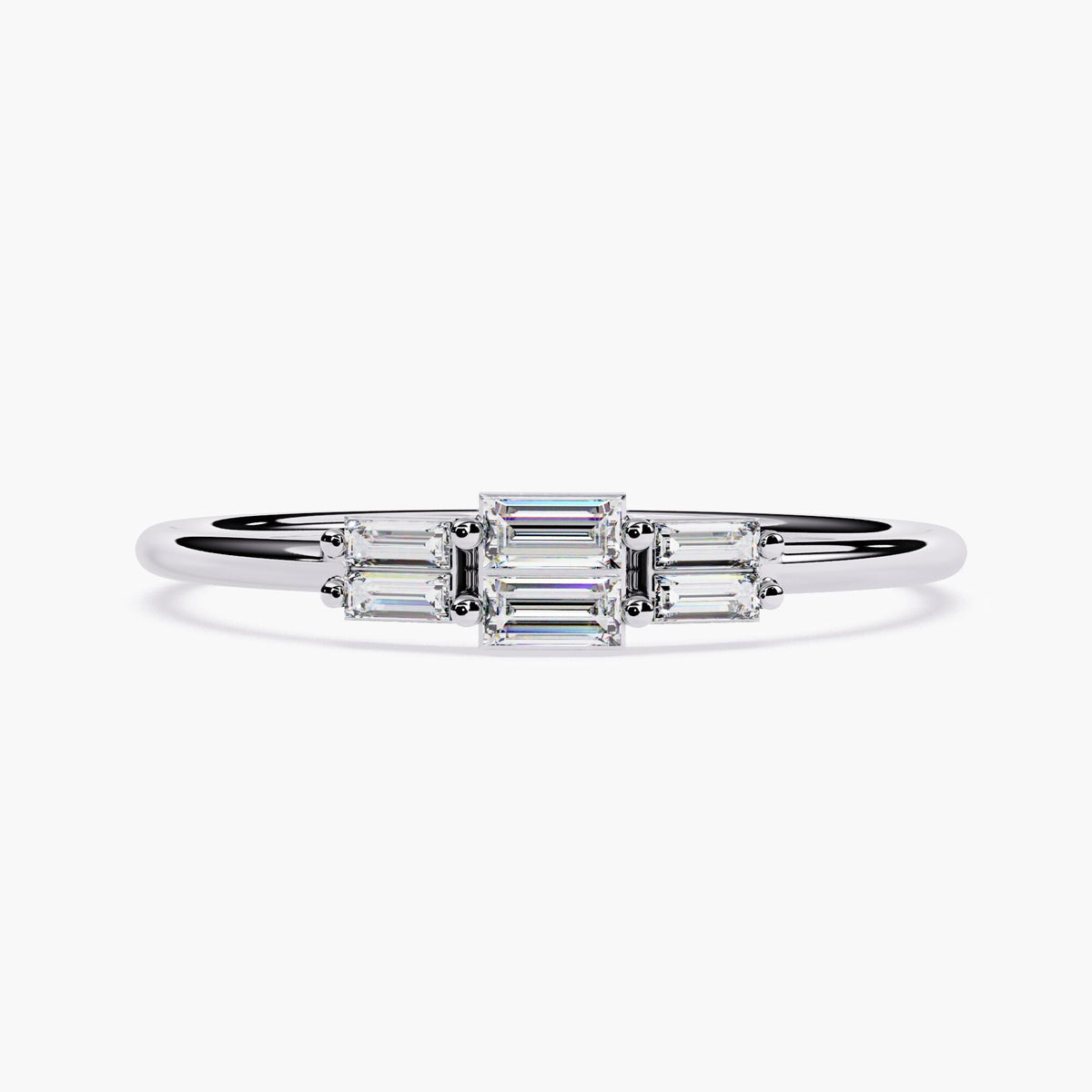 Fine Jewelry Collection Dainty Gold Band Ring Lab Grown Diamond Design Modern Stackable Style Perfect Birthday Gift Elegant Wedding Band Beautiful Anniversary Present Premium Quality Construction White Yellow Rose Gold Options Engagement