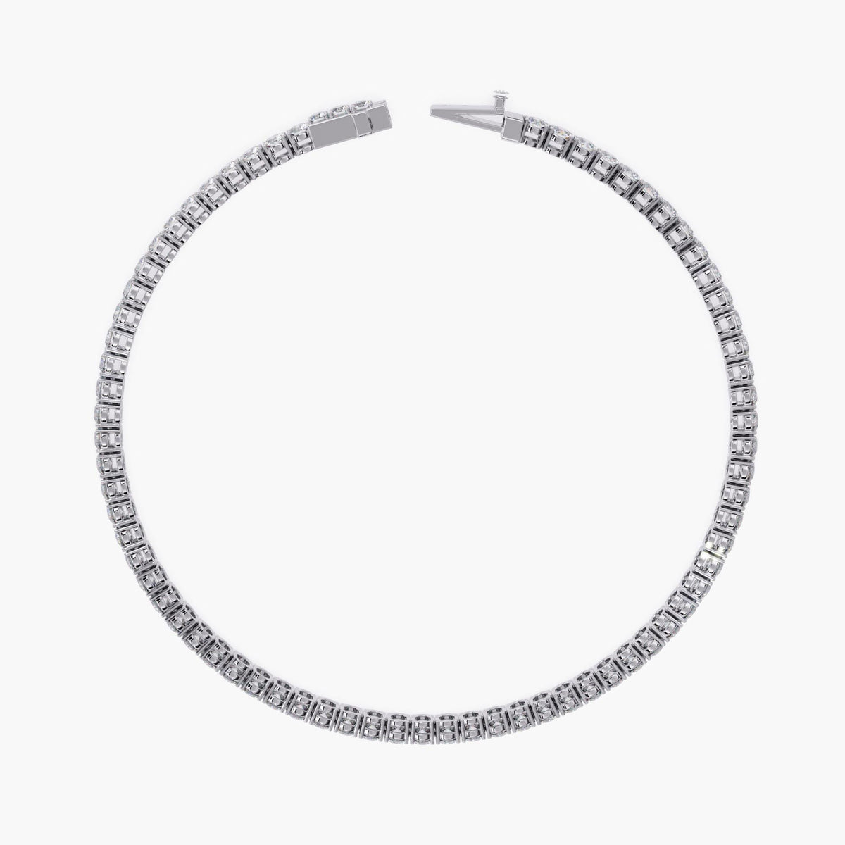4 Ctw Lab Grown Diamond Tennis Bracelet