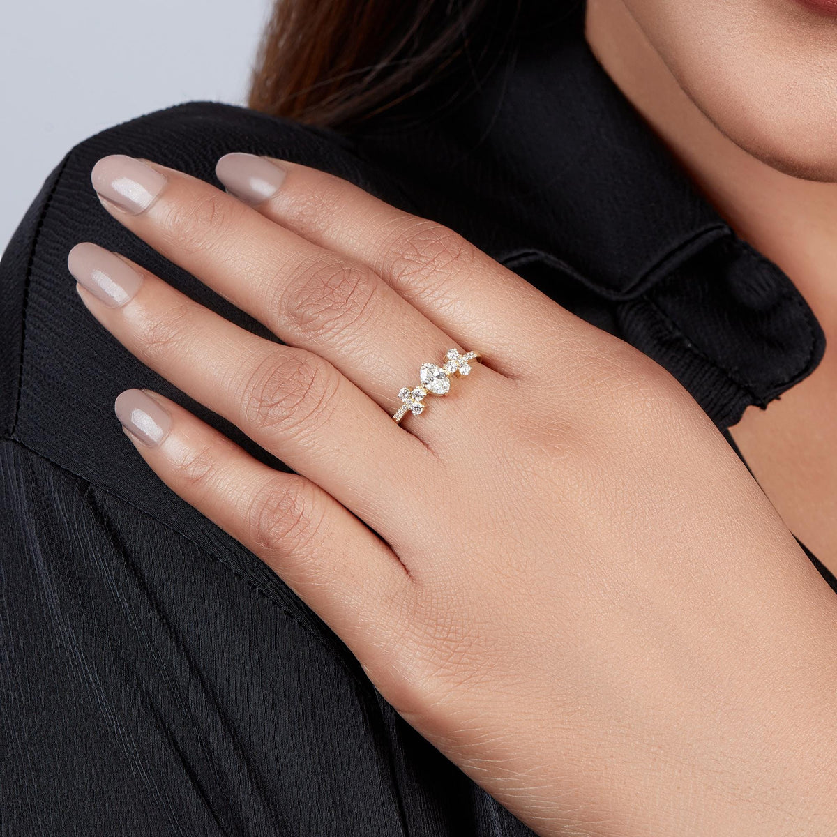 Lab grown diamond ring symbolizing empowerment and modern elegance