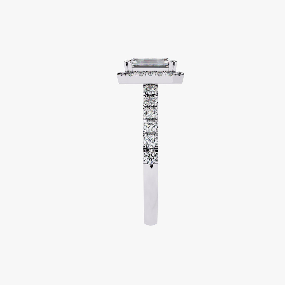 1.80 Ct Diamond Ring, 14K Diamond Ring, Lab Grown Diamond Ring, Emerald Diamond Ring, 14K Solid Gold Diamond Ring Emerald Cut Diamond Ring Bridal Emerald Cut, Everyday rings, Diamond Ring, Everyday Jewelry, Emerald Diamond, Minimalist rings