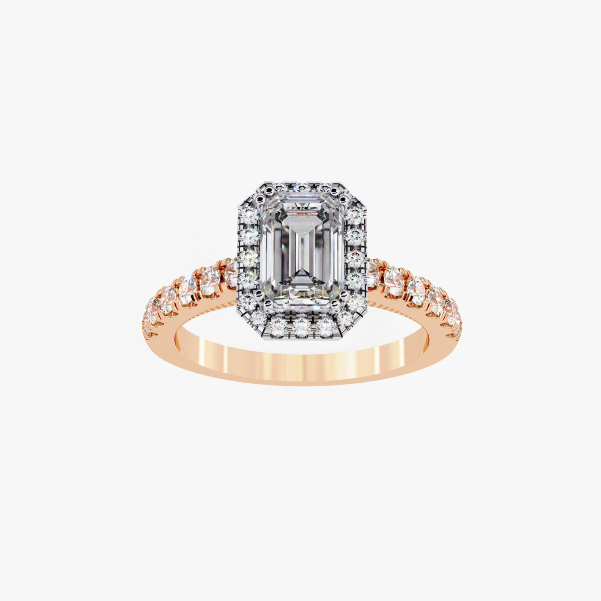 1.80 Ct Diamond Ring, 14K Diamond Ring, Lab Grown Diamond Ring, Emerald Diamond Ring, 14K Solid Gold Diamond Ring Emerald Cut Diamond Ring Bridal Emerald Cut, Everyday rings, Diamond Ring, Everyday Jewelry, Emerald Diamond, Minimalist rings