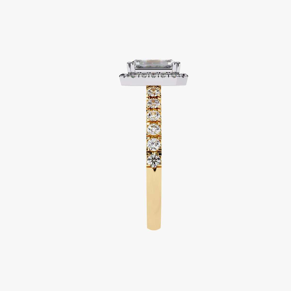 1.80 Ct Diamond Ring, 14K Diamond Ring, Lab Grown Diamond Ring, Emerald Diamond Ring, 14K Solid Gold Diamond Ring Emerald Cut Diamond Ring Bridal Emerald Cut, Everyday rings, Diamond Ring, Everyday Jewelry, Emerald Diamond, Minimalist rings