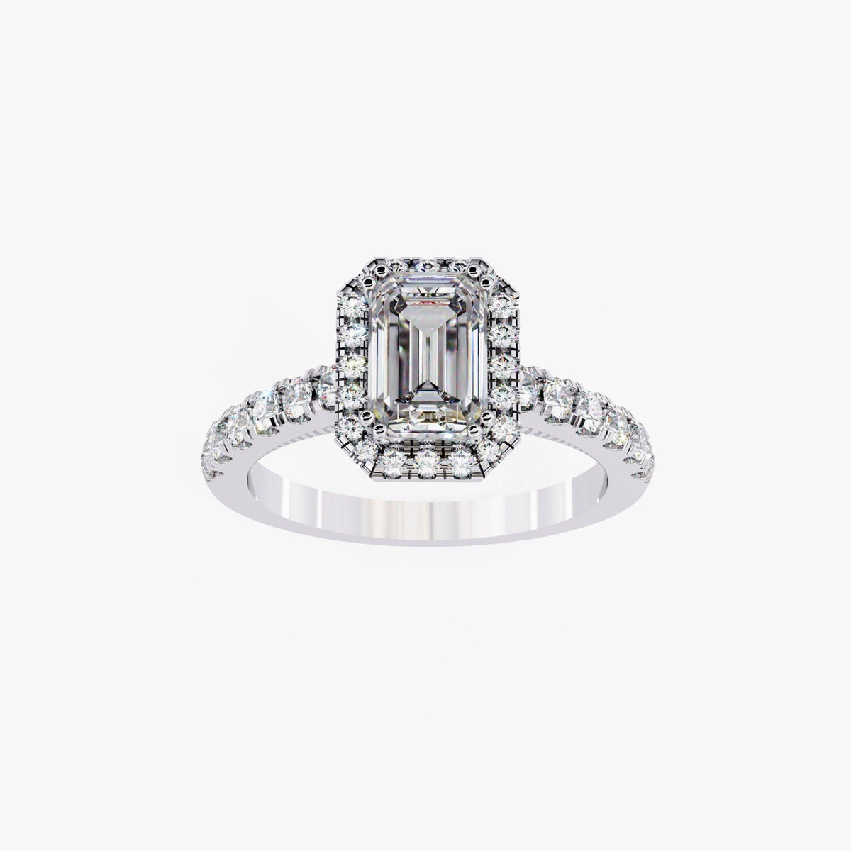1.80 Ct Diamond Ring, 14K Diamond Ring, Lab Grown Diamond Ring, Emerald Diamond Ring, 14K Solid Gold Diamond Ring Emerald Cut Diamond Ring Bridal Emerald Cut, Everyday rings, Diamond Ring, Everyday Jewelry, Emerald Diamond, Minimalist rings