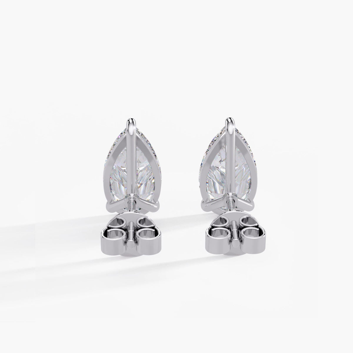 Pear Earring Stud / Lab Pear Earring / Lab Diamond Studs / Lab Diamond Earrings / Diamond Pear Studs / Lab Diamond Stud Earrings Pear / 3ct Pear Studs / Pear Diamond Earrings 2 Carat / Pear Gold Earrings 1 Carat