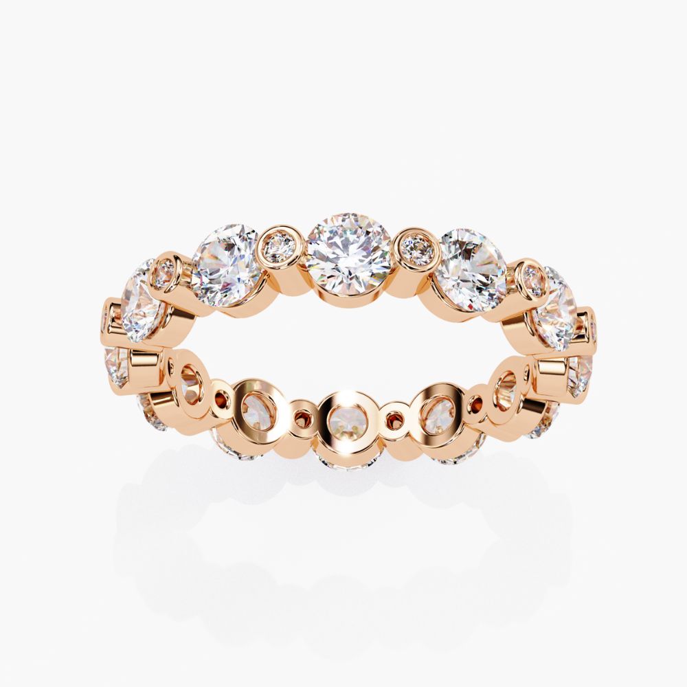 Full Eternity Band | Natural Diamond | 14K Gold