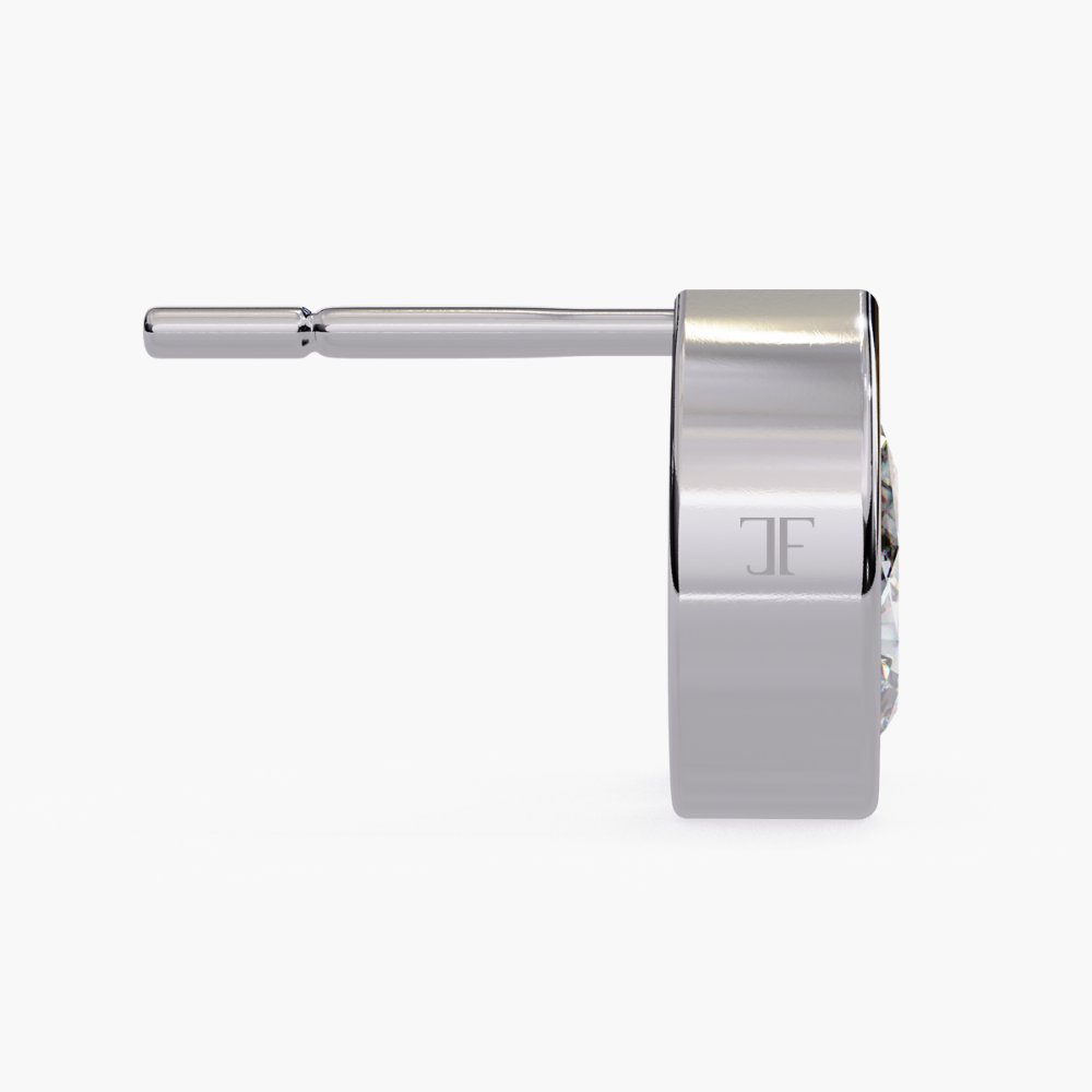 Pear-Shaped Lab-Grown Diamond Stud Earrings | 14K Gold