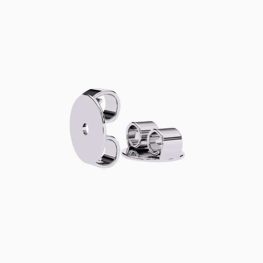 Asscher Cut Lab Grown Diamond Stud Earrings | 14K Gold