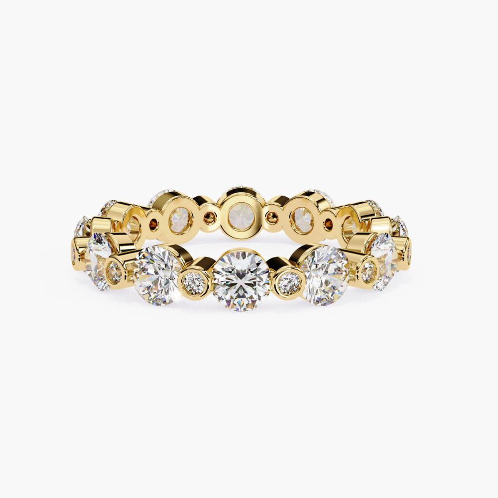 Full Eternity Band | Natural Diamond | 14K Gold