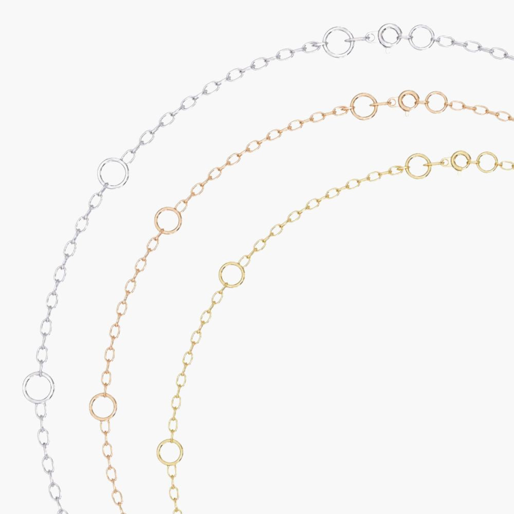 Floating Oval Solitaire Pendant Necklace | Lab Grown Diamond | 14K Gold