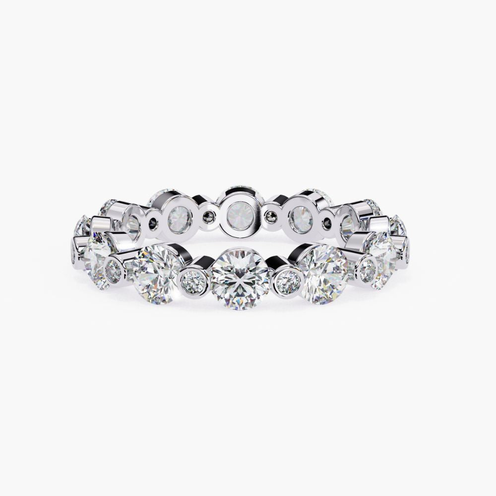 Full Eternity Band | Natural Diamond | 14K Gold