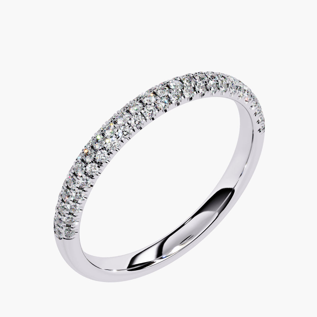Half Eternity Band | Natural Diamond | 14K Gold