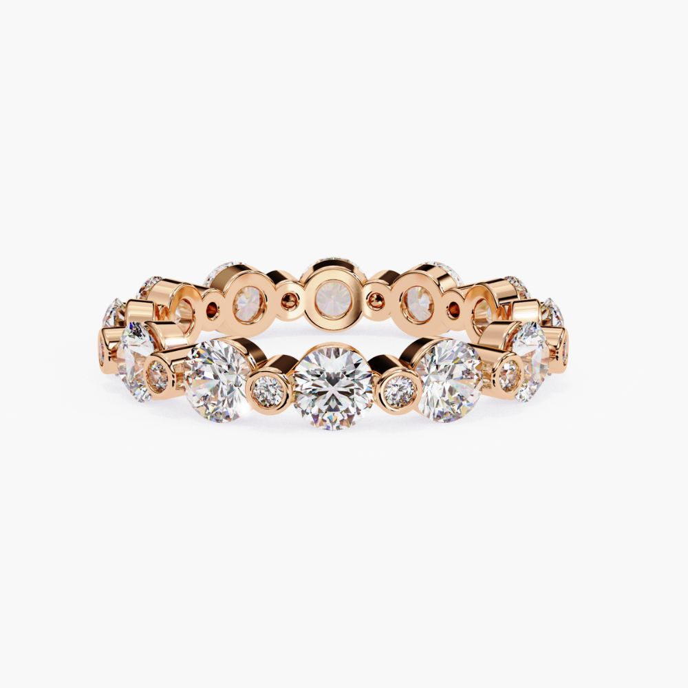 Full Eternity Band | Natural Diamond | 14K Gold