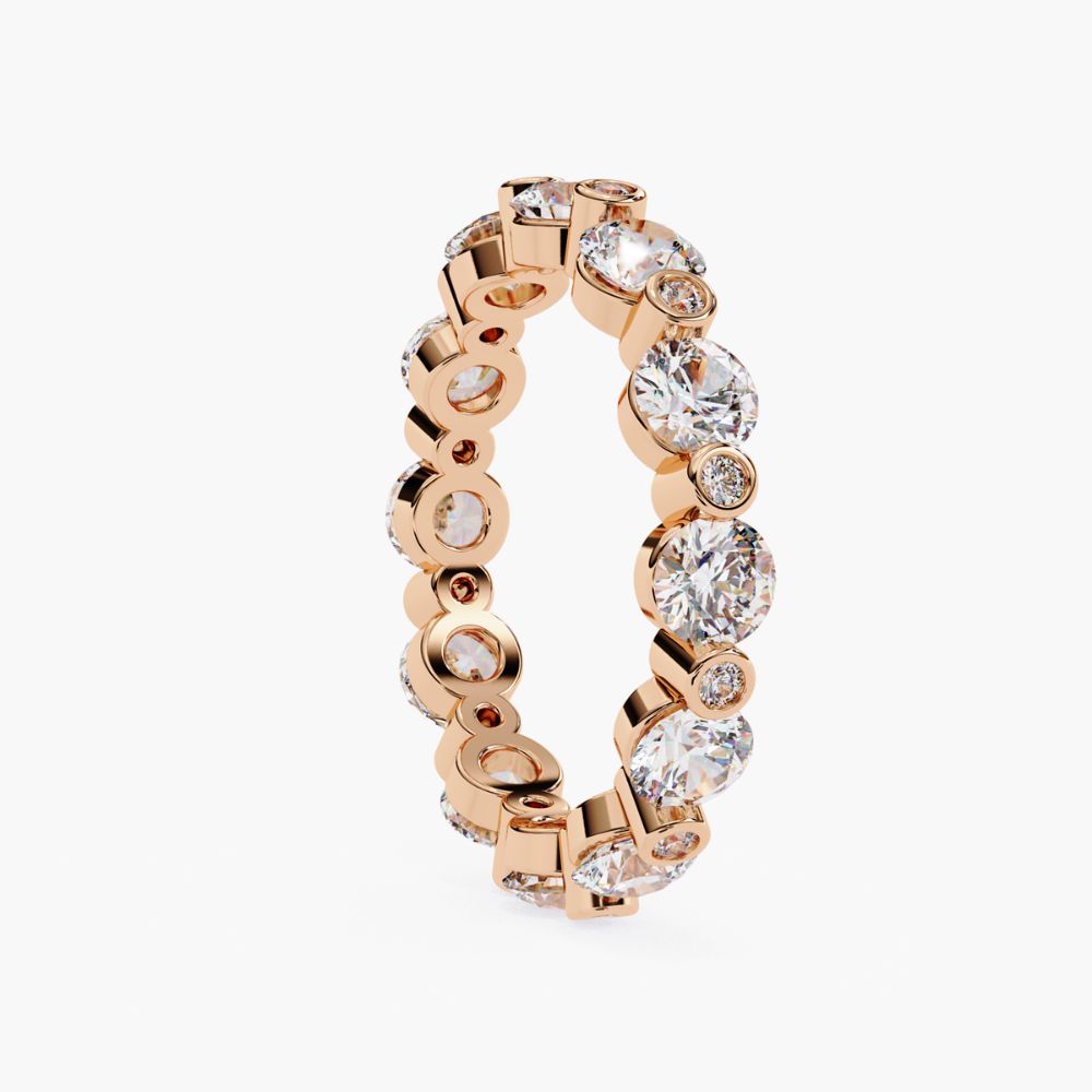 Full Eternity Band | Natural Diamond | 14K Gold
