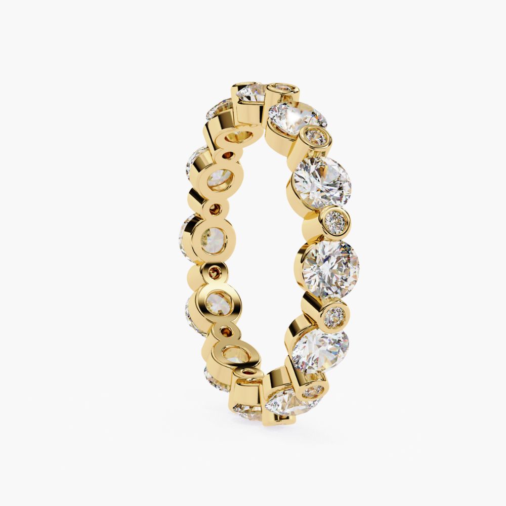 Full Eternity Band | Natural Diamond | 14K Gold