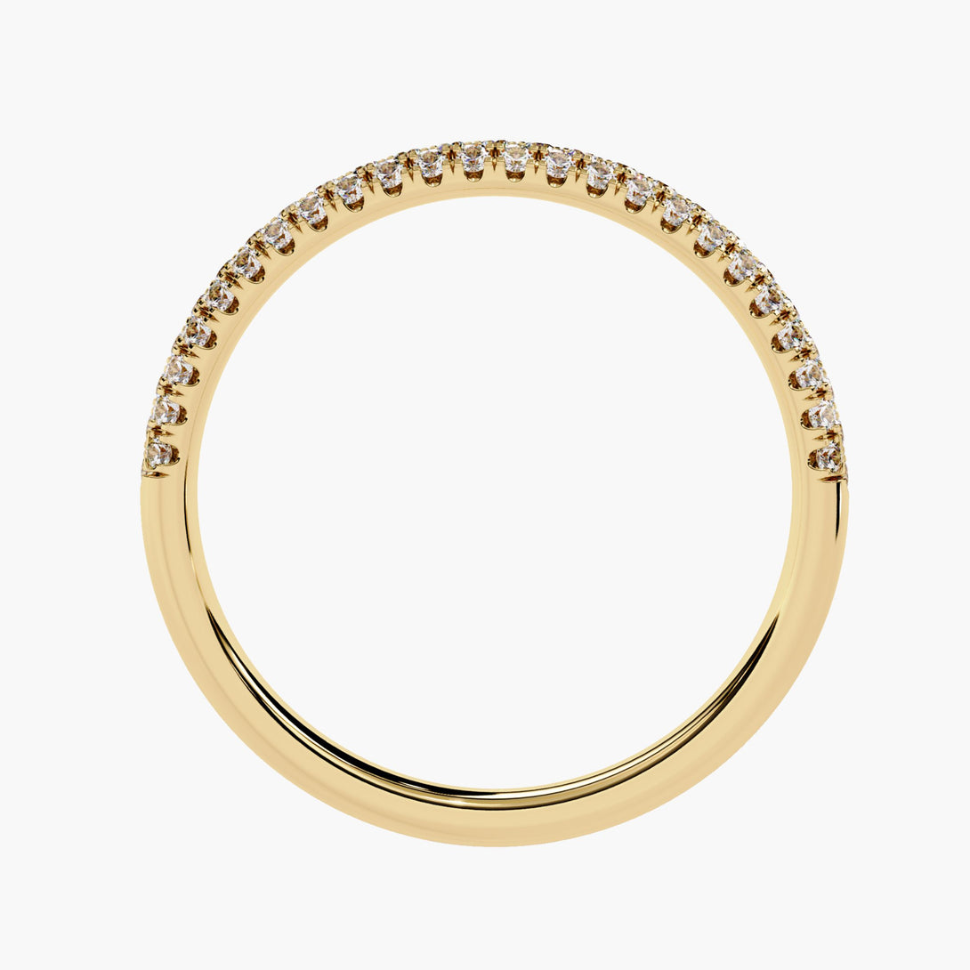 Half Eternity Band | Natural Diamond | 14K Gold