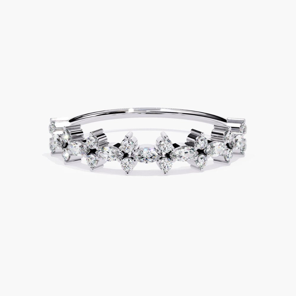 Marquise Eternity Ring | Lab Grown Diamond | 14K Gold