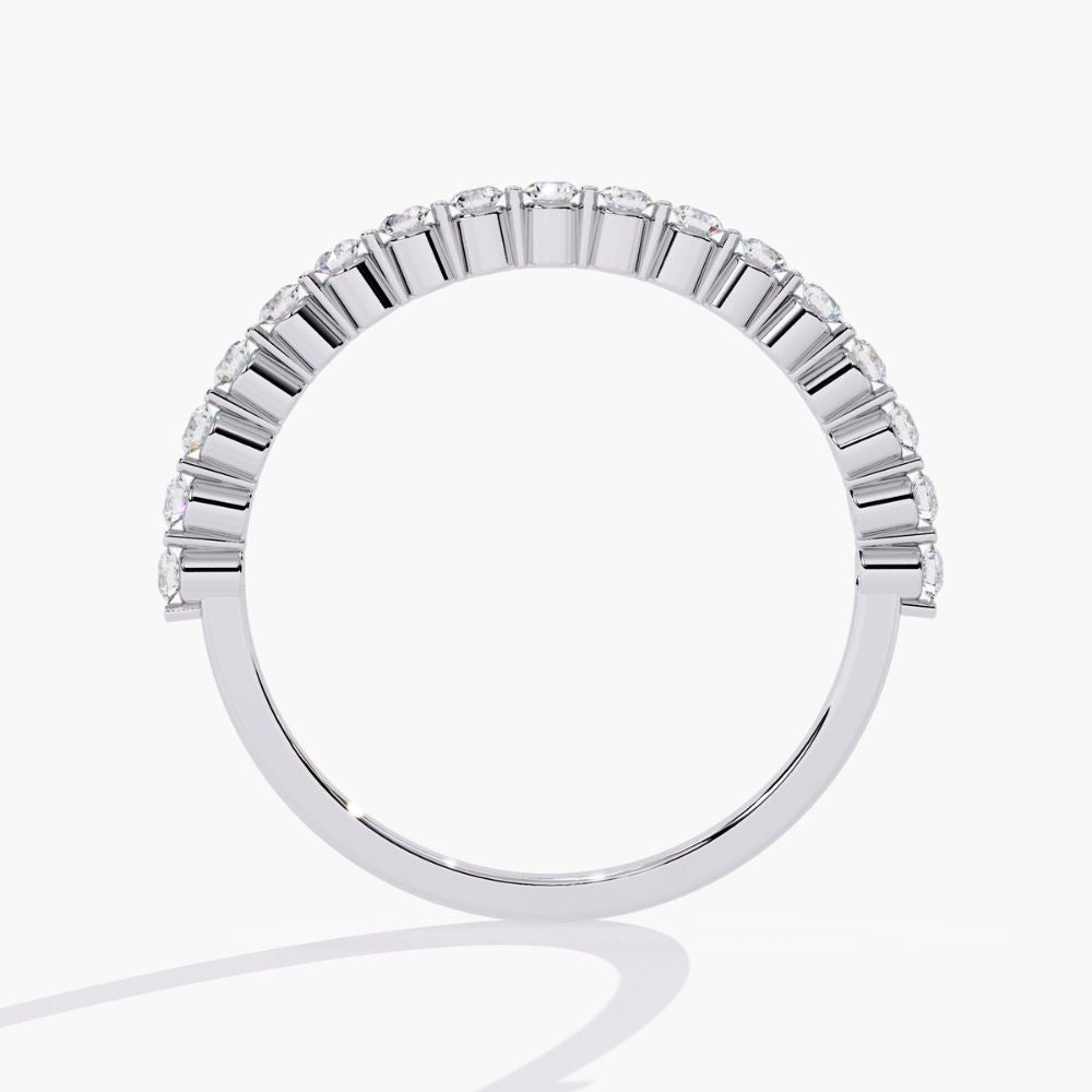 Micro Pave Eternity Ring | Natural Diamond | 14K Gold