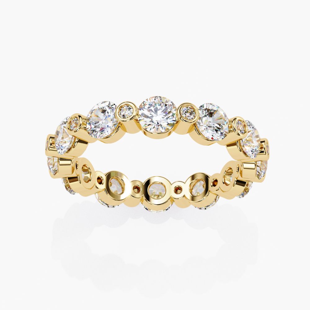 Full Eternity Band | Natural Diamond | 14K Gold