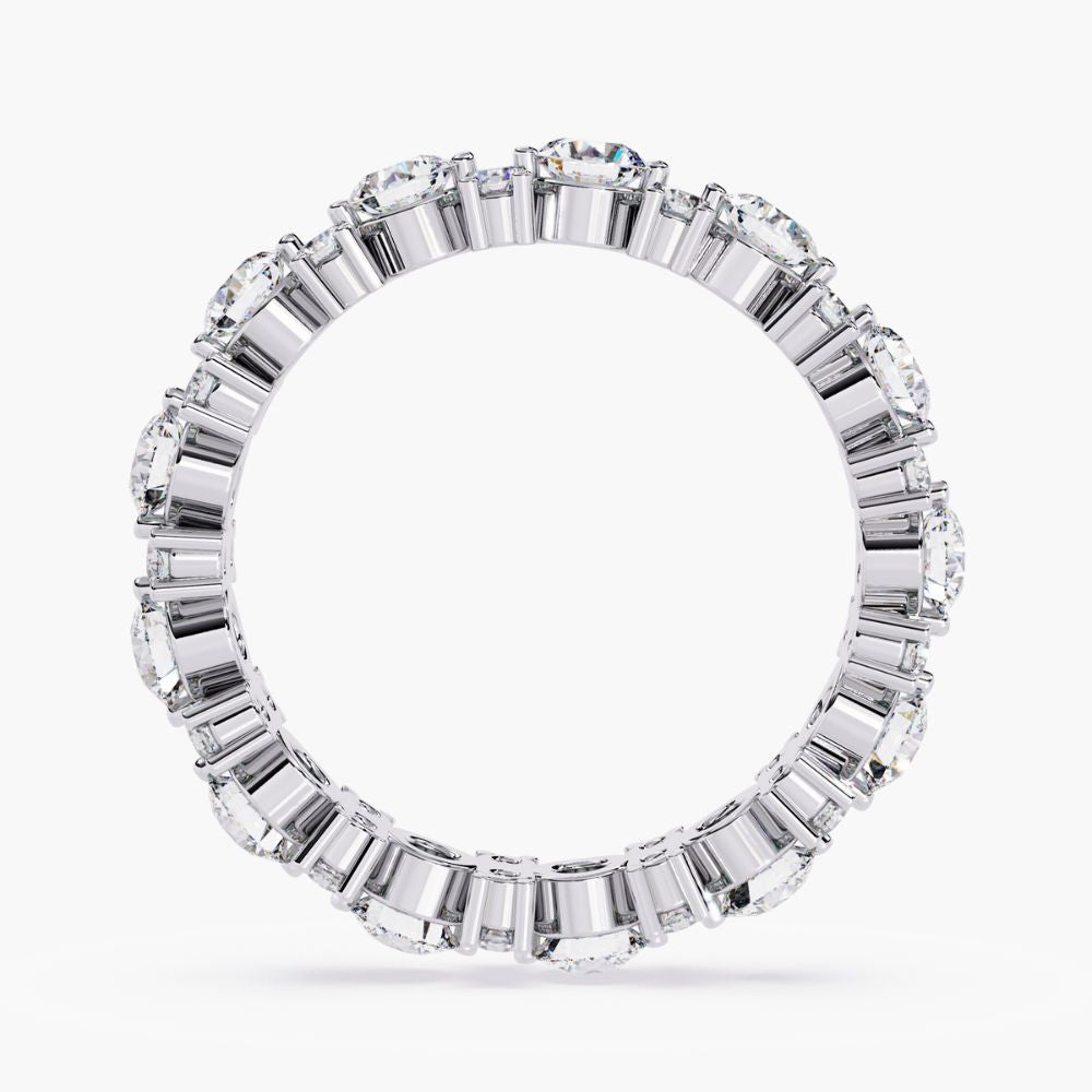 Multi Stone Ring | Diamond Wedding Band | Natural Diamond | 14K Gold