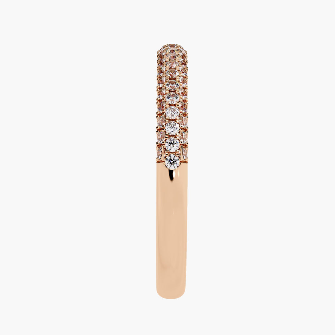 Half Eternity Band | Natural Diamond | 14K Gold