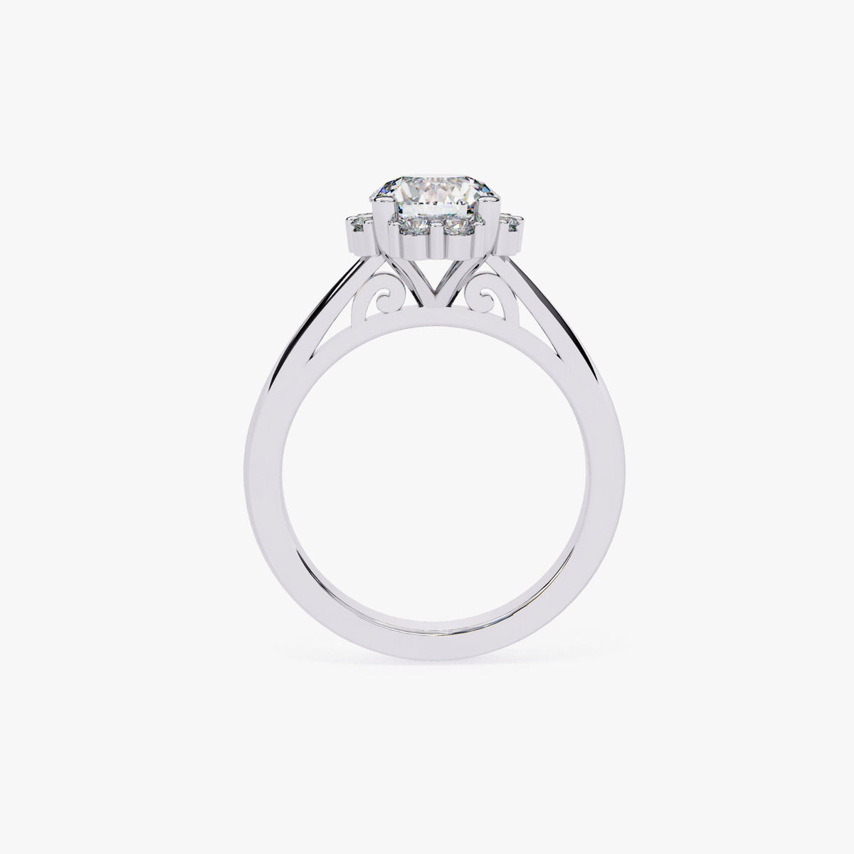 1.15 CTW Lab Grown Diamond Engagement Ring: 14k Gold Solitaire
