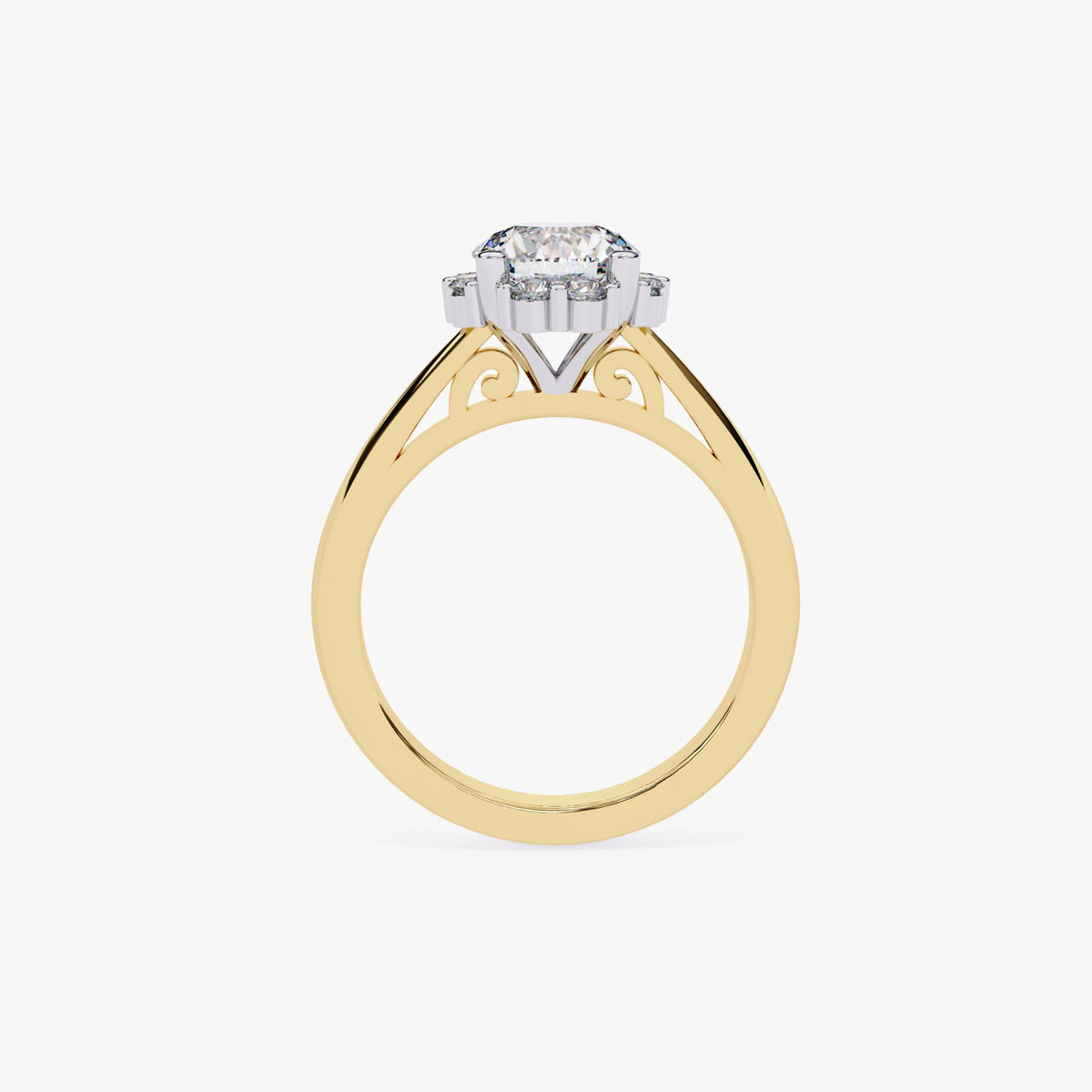 1.15 CTW Lab Grown Diamond Engagement Ring: 14k Gold Solitaire