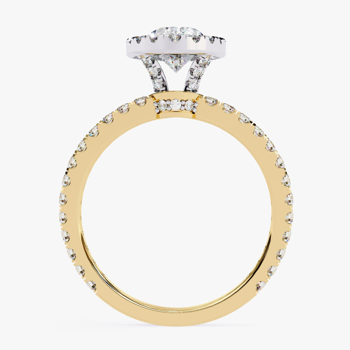 1.8 Ct Oval Lab Grown Diamond Engagement Ring, 14k Real Gold Promise Ring, Half Eternity Band Ring, Solitaire Ring, Proposal Engraved Ring
