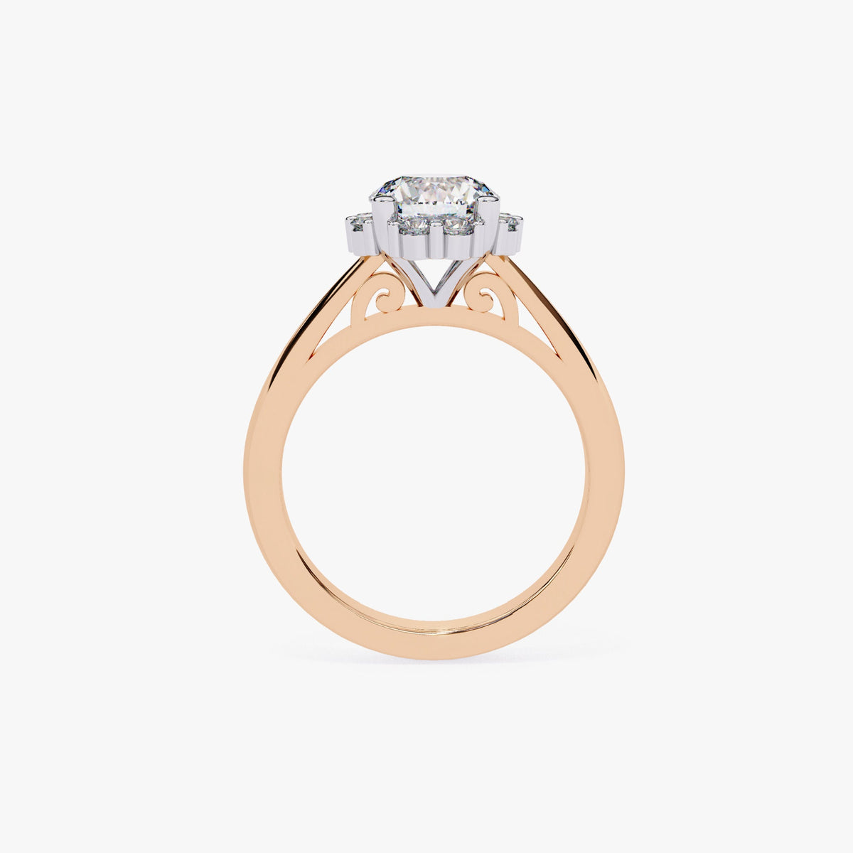 1.15 CTW Lab Grown Diamond Engagement Ring: 14k Gold Solitaire