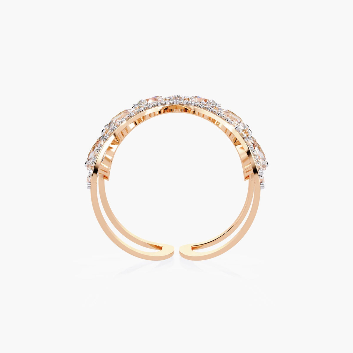 Here’s V Shape Simulated Diamond Engagement Ring Set. As a 14K Solid Real Gold Cz Double Curved Nesting Wedding Band in a beautifully braided v shaped ring gold, adding sophistication and sparkle to any outfit.