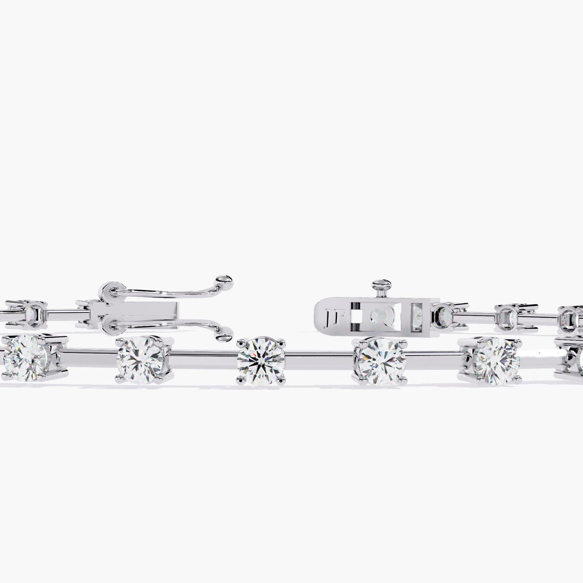 1 Ctw Diamond Petite Bar Tennis Bracelet