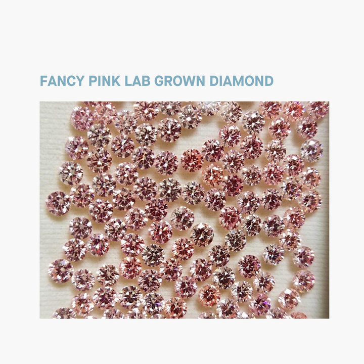 5.50ctw Pink & White Lab Grown Diamond Tennis Bracelet - 14K Gold