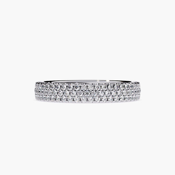 Pave Diamond Eternity Band