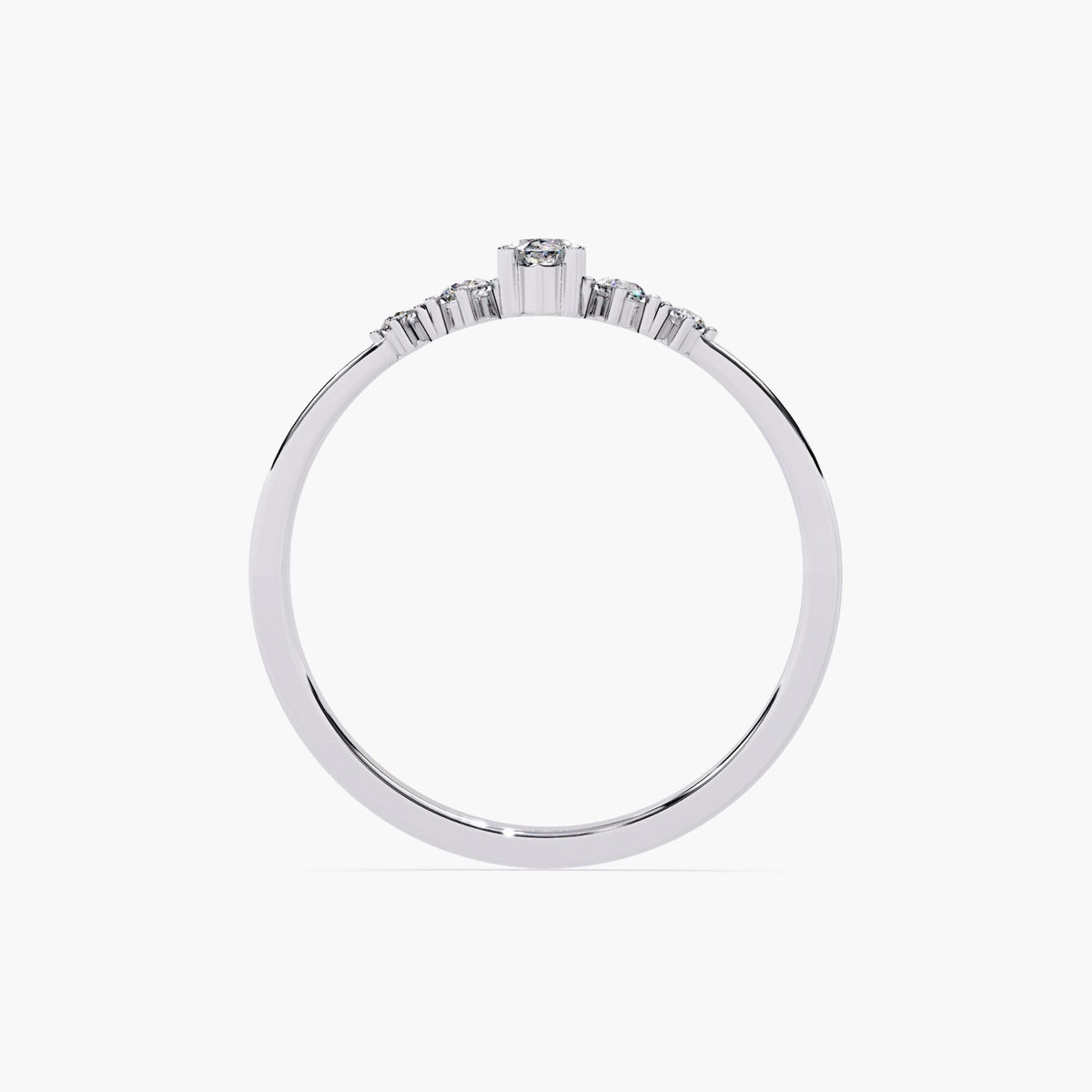 Gold Wedding Band Marquise Diamond Ring Five Stone Design Vintage Style Collection Classic Engagement Ring Premium Quality Construction Diamond Accent Details Elegant Craftsmanship Beautiful Bridal Piece Heirloom Quality