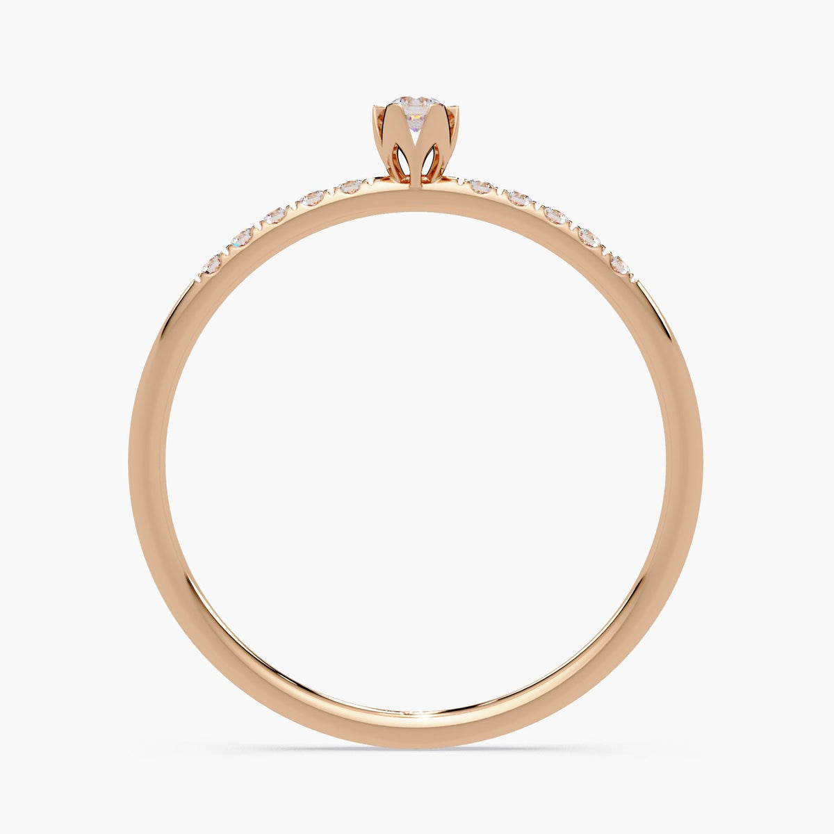 Elegant anniversary gold band styled as a delicate holiday gift
