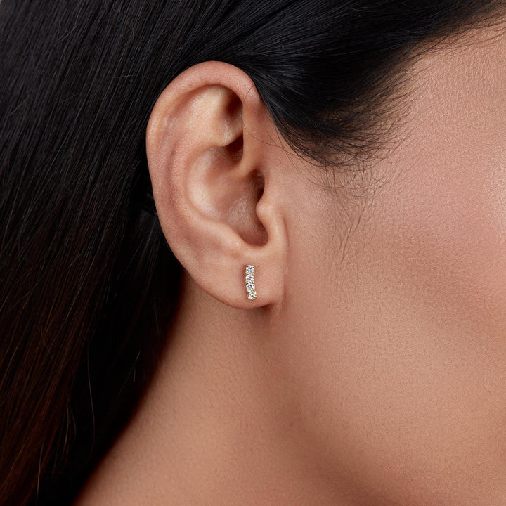 14K Gold Diamond Bar Earrings, 0.15 Ctw Pave Natural Diamond Studs, 7mm Stick Stud Earrings, Tiny Diamond Line Studs for Everyday
Natural Diamond Tiny Studs / Petite Diamond Earrings / Delicate Diamond Earrings / Mini Bar Studs 4 Diamond / 14K White Gold Bar / Solid Gold Earrings Simple / Gold Bar Diamond Earrings