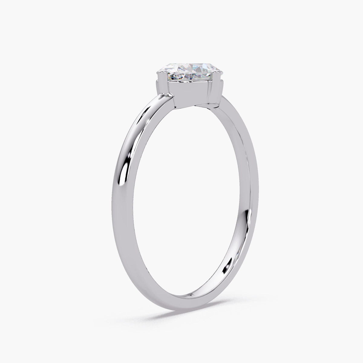 Oval Lab Created Dainty Ring / Solitaire Engagement Ring Thin Band / Petite Oval Ring / Lab Grown Oval Cut Ring / Solid Gold Oval Engagement Ring / Brilliant Cut Lab Diamond Ring / Oval Gold Wedding Rings / Oval Cut Diamond Minimalist Ring / Friendship Ring Diamond / Diamond Pinky Ring Yellow Gold / Gold Genuine Diamond