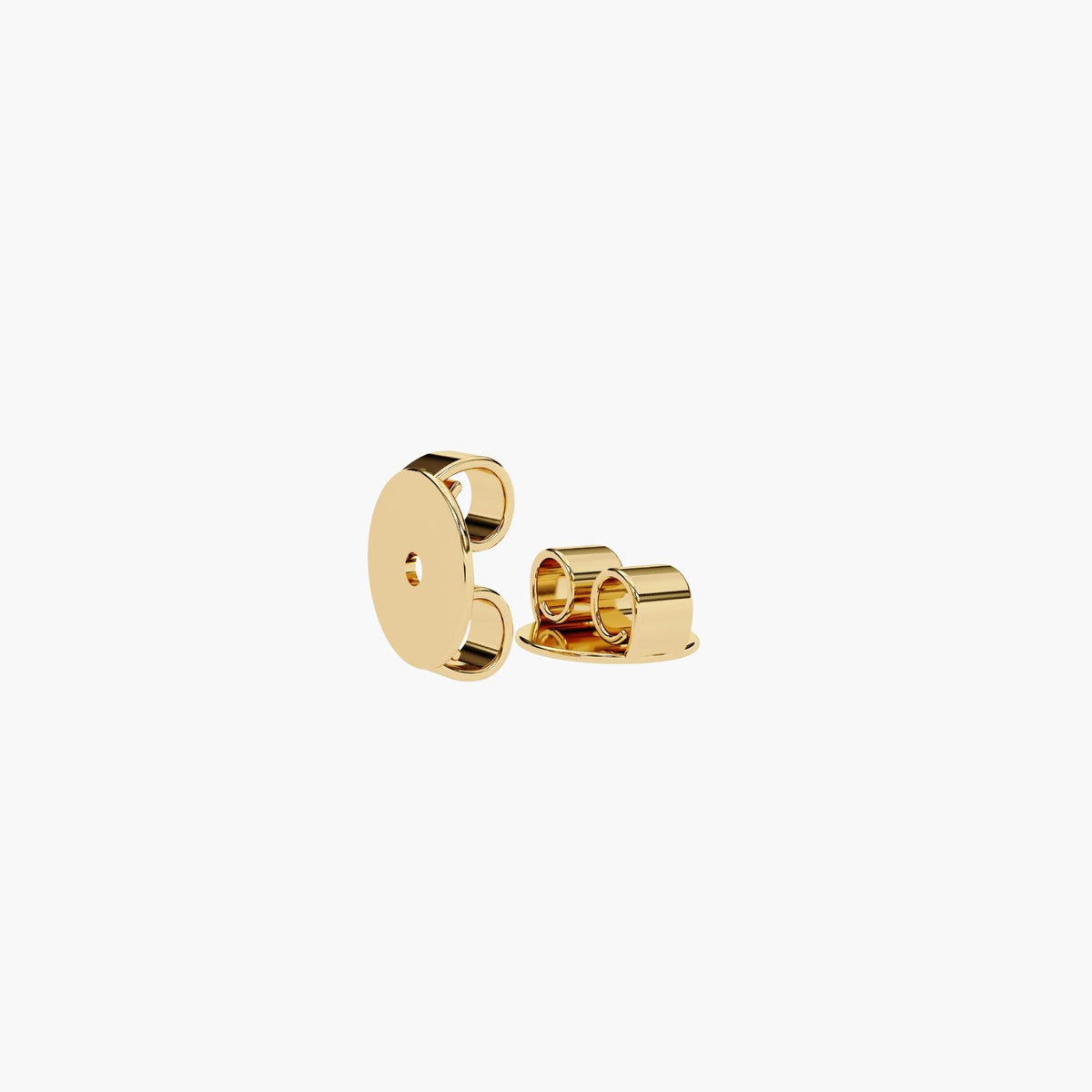 14K Gold Dome Teardrop Studs | Puffy Diamond Stud Earrings | Natural Diamond