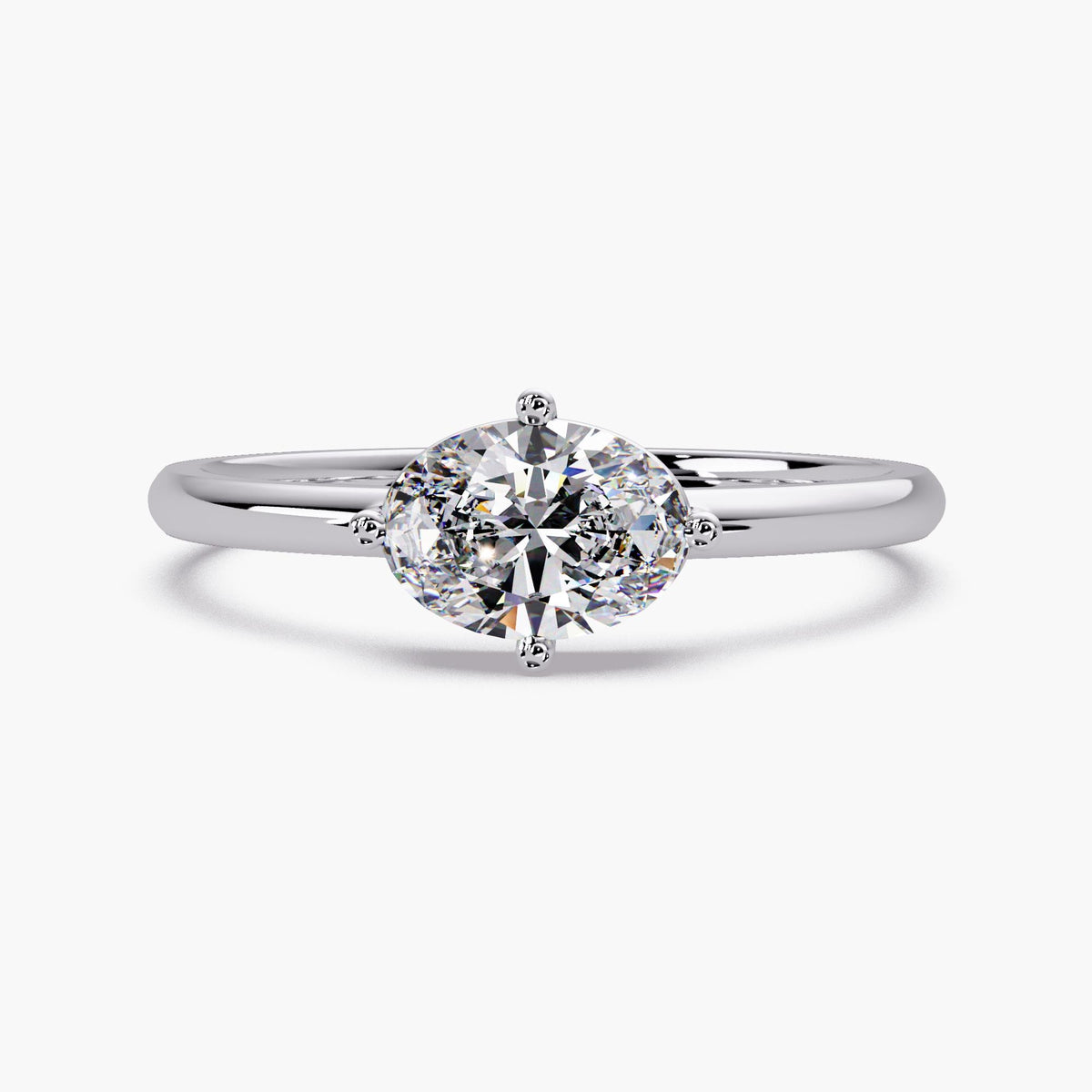 Oval Lab Created Dainty Ring / Solitaire Engagement Ring Thin Band / Petite Oval Ring / Lab Grown Oval Cut Ring / Solid Gold Oval Engagement Ring / Brilliant Cut Lab Diamond Ring / Oval Gold Wedding Rings / Oval Cut Diamond Minimalist Ring / Friendship Ring Diamond / Diamond Pinky Ring Yellow Gold / Gold Genuine Diamond