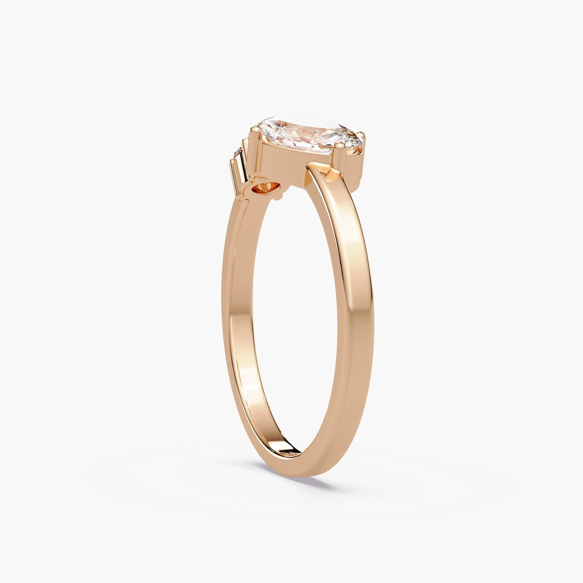 toi et moi lab diamond ring, two stone lab diamond ring, tilted oval lab diamond ring, oval round diamond two stone ring, open lab diamond ring 14k gold, bypass lab diamond ring 14k, modern toi et moi engagement ring, dainty two stone diamond ring, low profile lab diamond ring, stackable lab diamond ring 14k gold