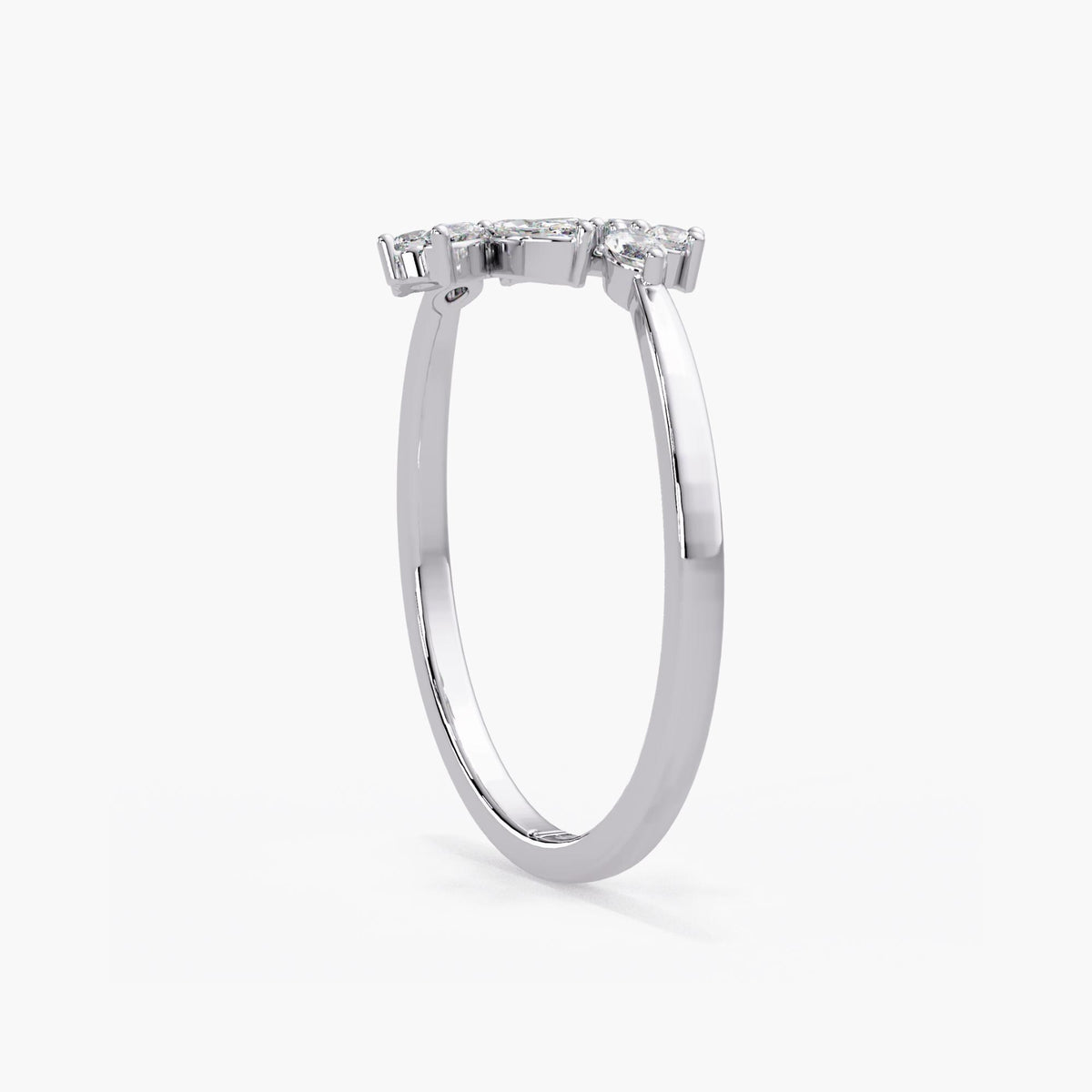 marquise diamond floral ring, marquise cluster bypass ring, floral diamond ring gold, leaf diamond bypass ring, marquise lab diamond ring, gold floral diamond ring, diamond leaf ring gold, bypass diamond ring marquise, everyday diamond ring gold, modern floral diamond ring, gift for her diamond ring