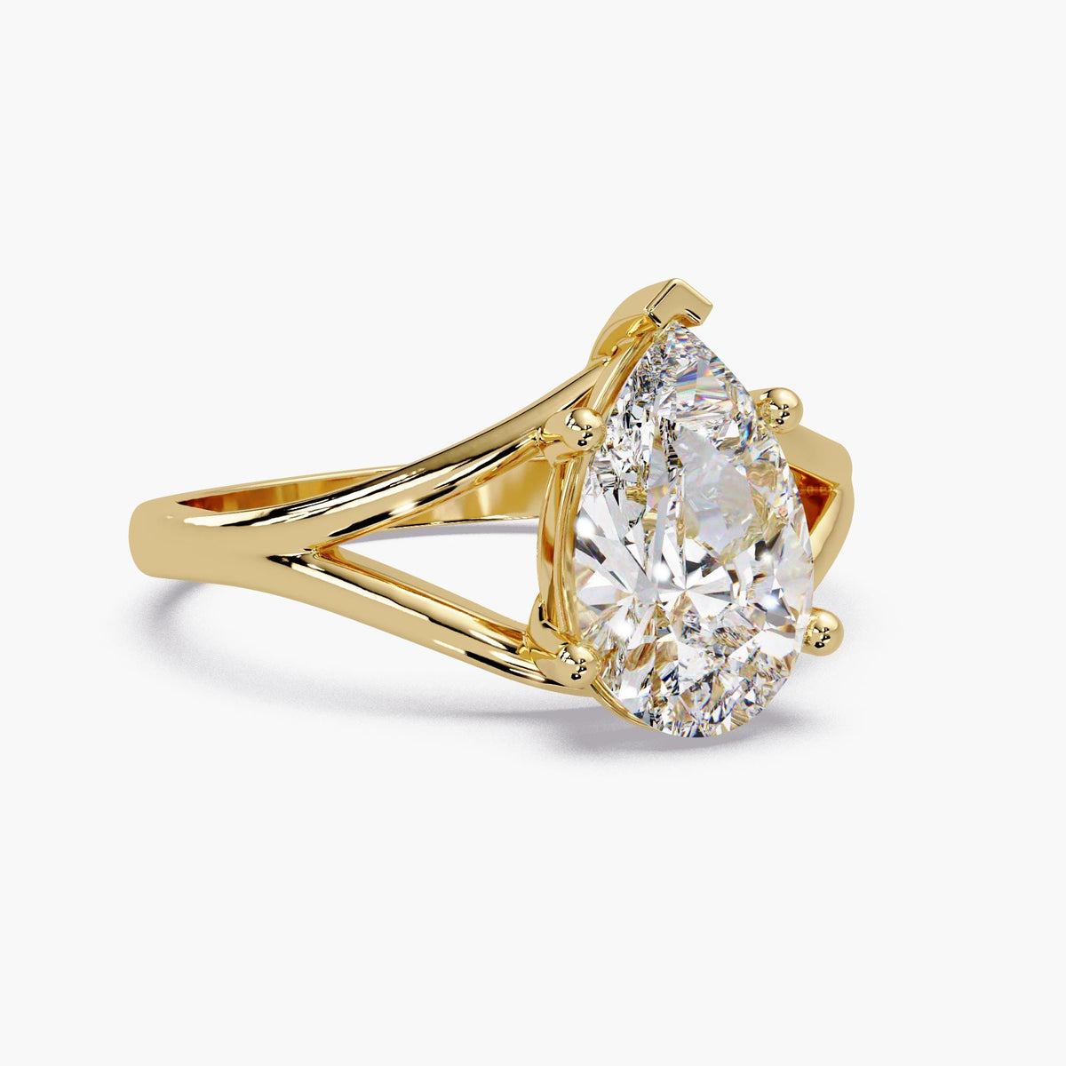 14K Gold Teardrop ring with chevron band, pear diamond ring big, teardrop ring lab grown, pear cut split shank, solitaire pear diamond ring, lab grown diamond pear cut, engagement pear ring for women, diamond rings pear, pear engagement ring lab diamond, 1.75 pear cut ring IGI, pear shape solitaire ring, lab pear solitaire ring, pear shape lab created diamond, promise ring teardrop