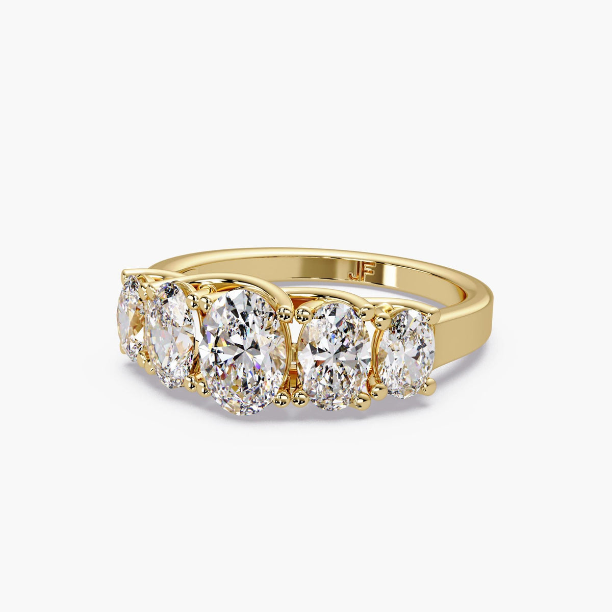 Lab-grown Diamond Rings, Diamond Rings Lab Created, Lab Diamond Ring Five Stone, 5 Stone Lab Grown Diamond, Graduated 5 Stone Ring, Oval 5 Stone, Oval Stone Band, Lab Diamond Engagement Band, Five Stone Wedding Ring, Diamond Wedding Ring, Lab Created Wedding Band, Diamond Anniversary Ring for Her, Anniversary Bands 14k, Everyday Diamond Rings, Oval Diamond Ring 14k