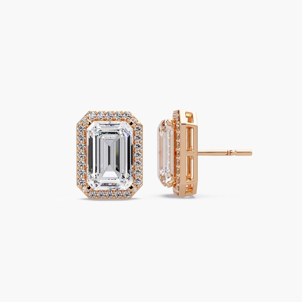 14K rose gold lab emerald diamond stud earrings, lab grown stud earrings earrings, diamond studs womens, diamond stud earrings pair, lab diamond studs, diamond earrings lab, lab grown ear rings, emerald cut studs gold, emerald diamond studs, lab diamond emerald stud, emerald lab grown earrings, diamond earring emerald cut, emerald diamond earring stud, emerald cut halo earring, emerald studs lab grown diamonds, lab grown emerald cut earrings, diamond earrings lab emerald