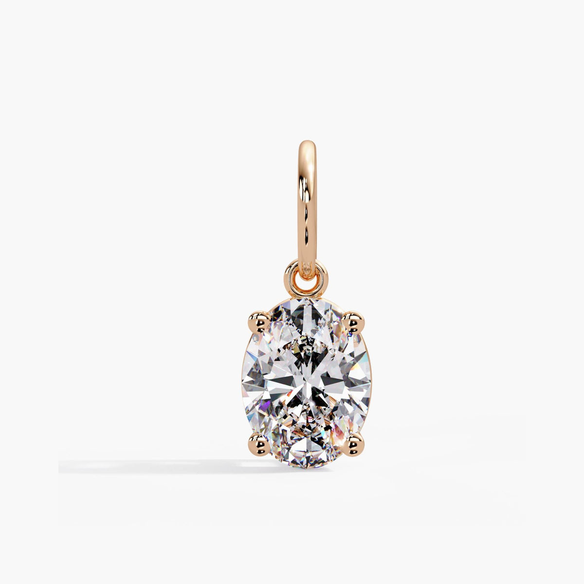 lab grown diamond pendant / oval solitaire necklace / solitaire diamond pendant / lab created diamond pendant oval / diamond pendant with chain / certified lab grown necklace / gold diamond pendant / 1 carat diamond solitaire necklace / oval lab grown necklace / lab grown diamond necklace