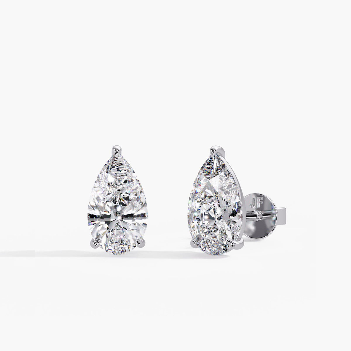 Pear Earring Stud / Lab Pear Earring / Lab Diamond Studs / Lab Diamond Earrings / Diamond Pear Studs / Lab Diamond Stud Earrings Pear / 3ct Pear Studs / Pear Diamond Earrings 2 Carat / Pear Gold Earrings 1 Carat