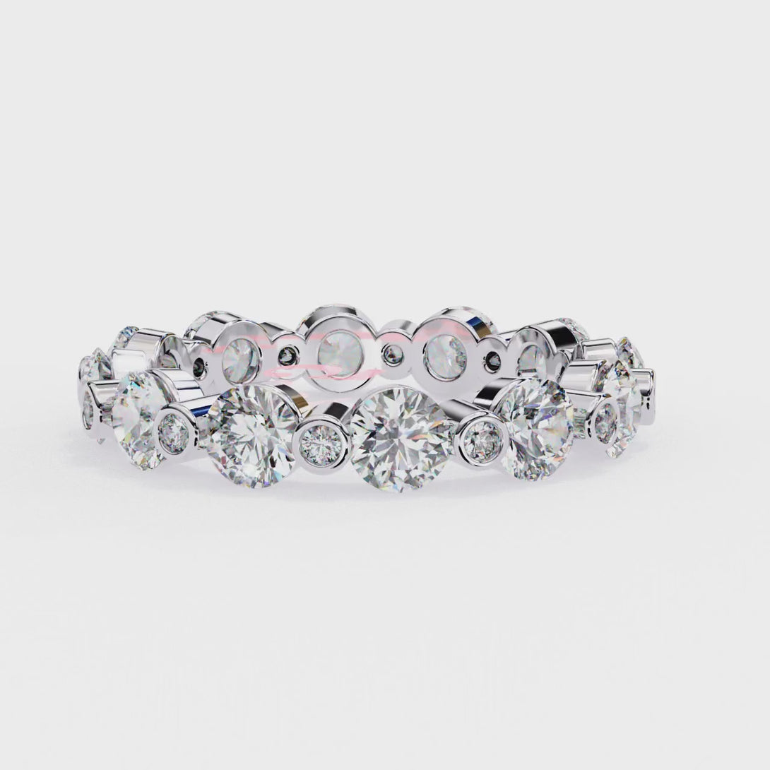 Full Eternity Band | Natural Diamond | 14K Gold